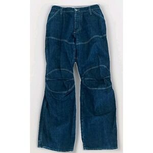 G-Star Raw Denim Elwood 5620 Jeans 31x32 Loose fit Double Knee Blue Jeans Y2K